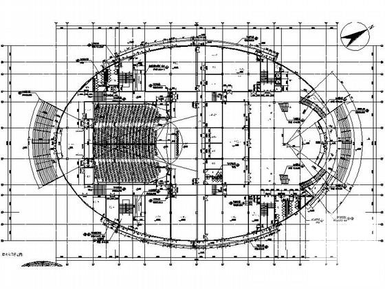 4层现代风格青少年活动中心建筑施工图（2016年图纸）(总平面图) - 3