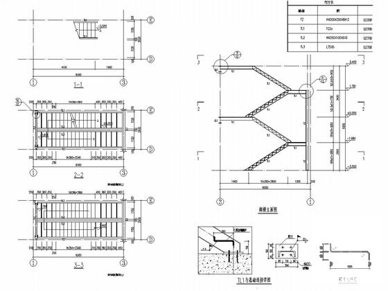 两层钢框架结构别墅结构CAD施工图纸（pkpm计算模型建筑图纸）(抗震设防类别) - 4