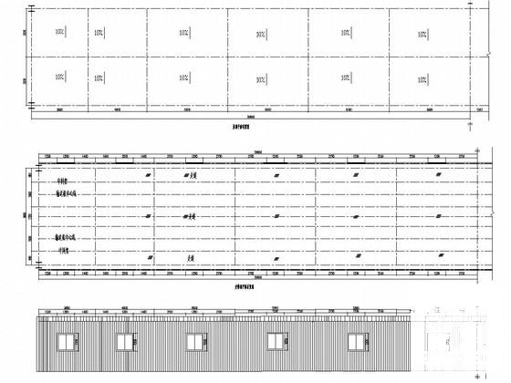 皮带运输系统60米封闭桁架结构CAD施工图纸(平面布置图) - 1