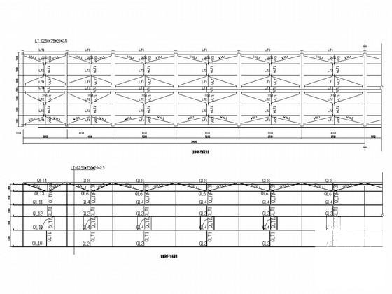 皮带运输系统60米封闭桁架结构CAD施工图纸(平面布置图) - 2