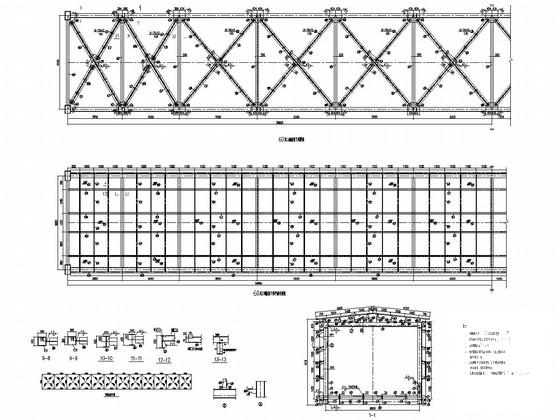 皮带运输系统60米封闭桁架结构CAD施工图纸(平面布置图) - 3