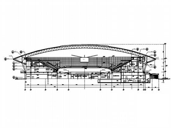 3层自行车馆建筑设计方案设计CAD图纸 - 2