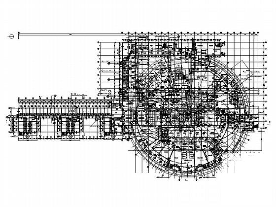 3层自行车馆建筑设计方案设计CAD图纸 - 3