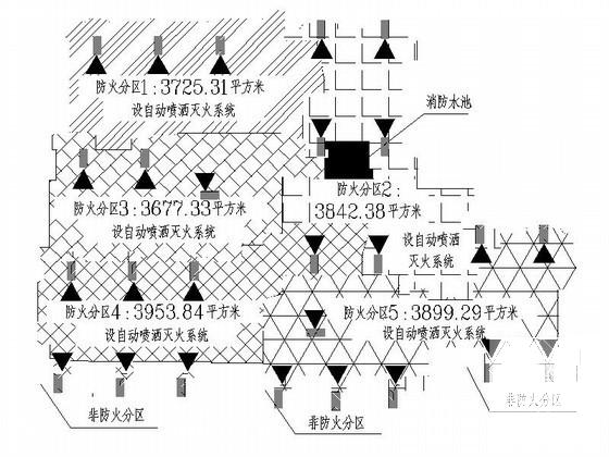 经济适用房小区地下车库建筑方案设计CAD图纸 - 2