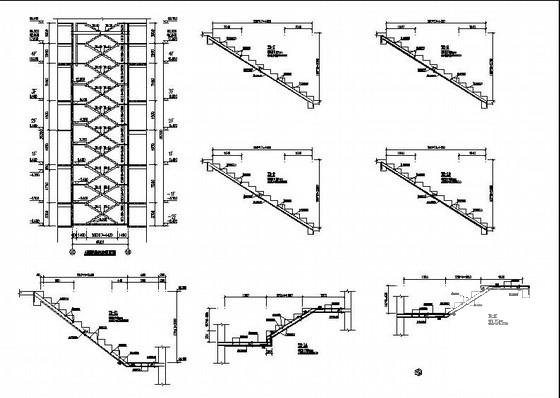 32层框架剪力墙商住楼结构CAD施工图纸（A、B两栋）(灌注桩基础) - 4