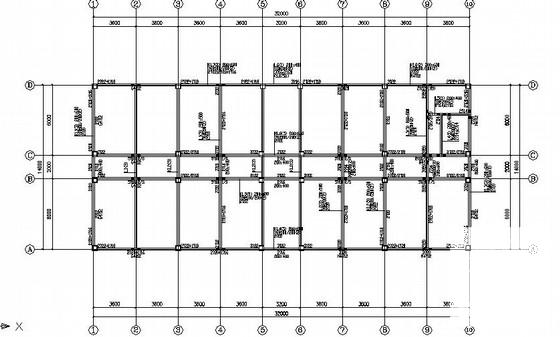 3层框架结构办公楼结构CAD施工图纸（独立基础） - 3