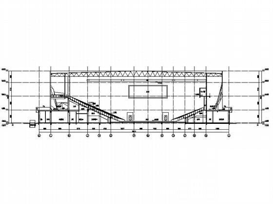 3层体育馆建筑扩初CAD图纸 - 2