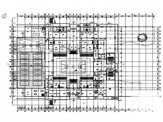 3层体育馆建筑扩初CAD图纸 - 3