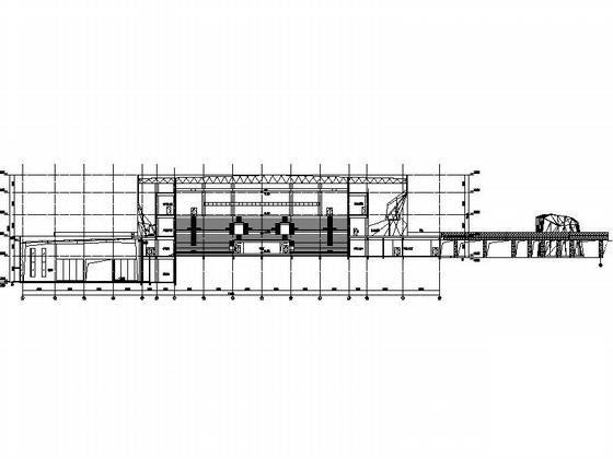 3层体育馆建筑扩初CAD图纸 - 4