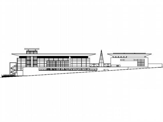 罗湖室内体育馆建筑方案设计CAD图纸 - 1