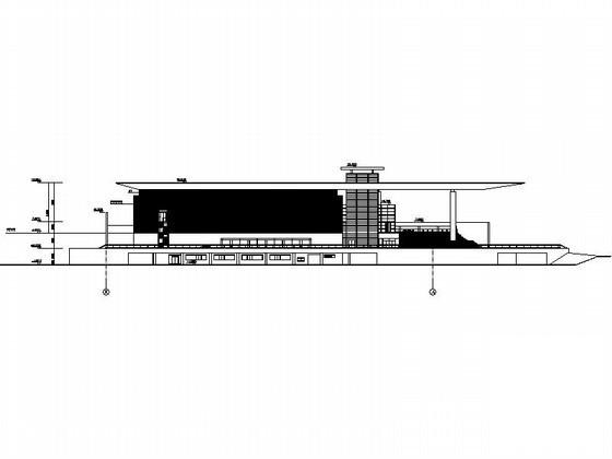 罗湖室内体育馆建筑方案设计CAD图纸 - 4