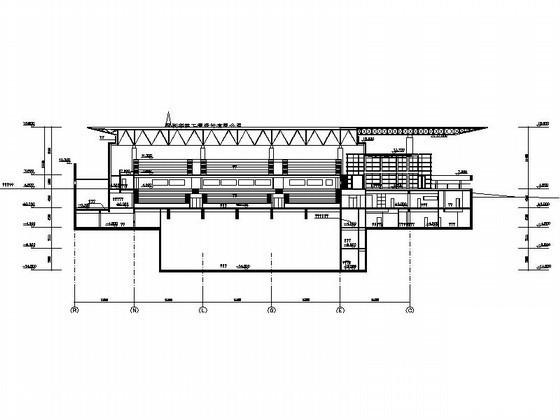 罗湖室内体育馆建筑方案设计CAD图纸 - 5