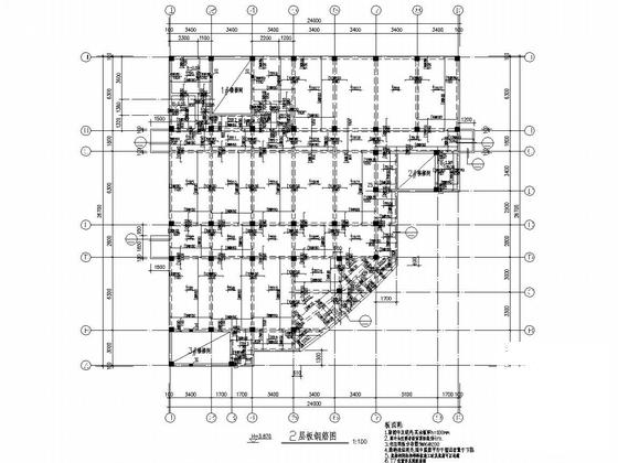 4层框架结构甲级医院结构CAD施工图纸（建施）(基础设计等级) - 4