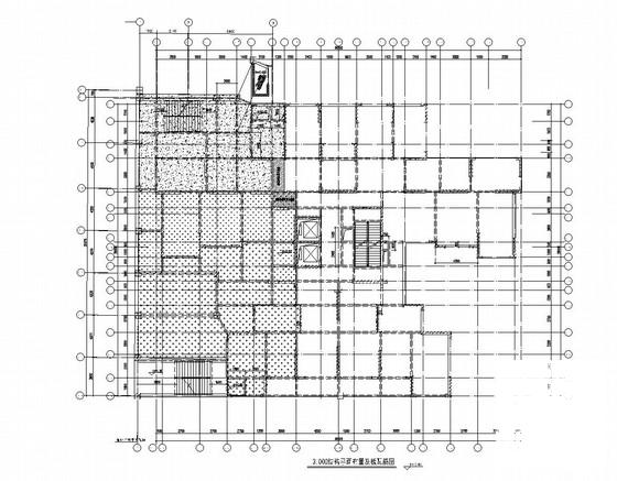27层剪力墙结构住宅楼结构CAD施工图纸（人工挖孔桩） - 2