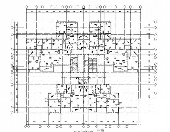 27层剪力墙结构住宅楼结构CAD施工图纸（人工挖孔桩） - 5