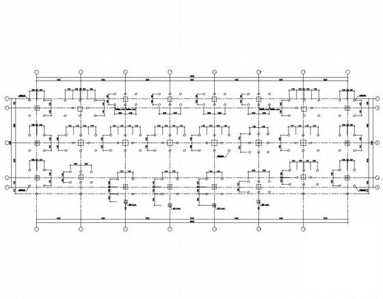 16层纯框架结构行政综合服务中心结构CAD施工图纸 - 1