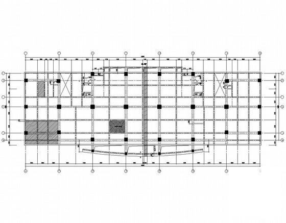 16层纯框架结构行政综合服务中心结构CAD施工图纸 - 3