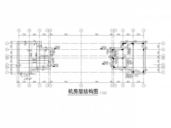 26层筏板基础剪力墙住宅楼结构CAD施工图纸（8度抗震） - 5