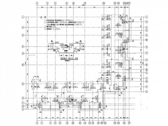 震后筏型基础7层剪力墙住宅楼结构CAD施工图纸 - 1