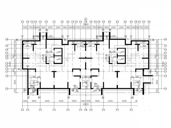 两栋18层剪力墙住宅楼结构CAD施工图纸（桩基础） - 1