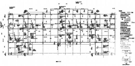 5层框架结构大学教学学院楼结构CAD施工图纸（桩基础） - 2