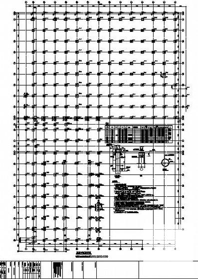 3层框架结构体育运动中心主体结构CAD施工图纸（桩基础） - 3