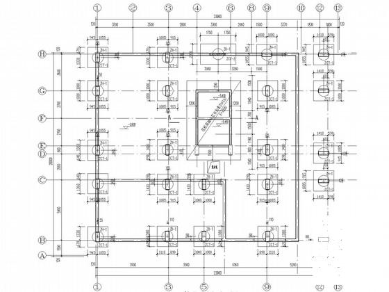 地下1层地上13层框剪住宅楼结构CAD施工图纸 - 3