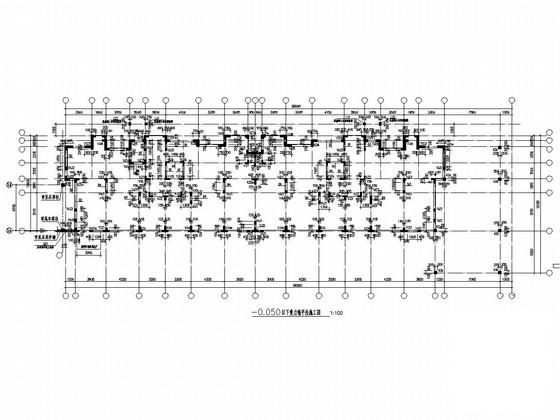 12层异形柱框剪结构商住结构CAD施工图纸（7度抗震） - 2