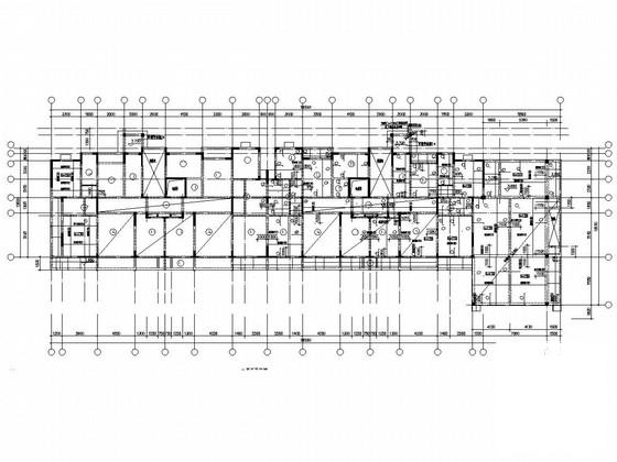 12层异形柱框剪结构商住结构CAD施工图纸（7度抗震） - 3