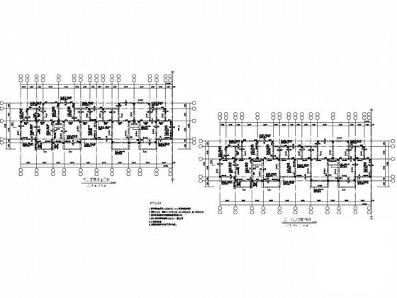 6层农业大学标准学生公寓结构CAD施工图纸 - 2