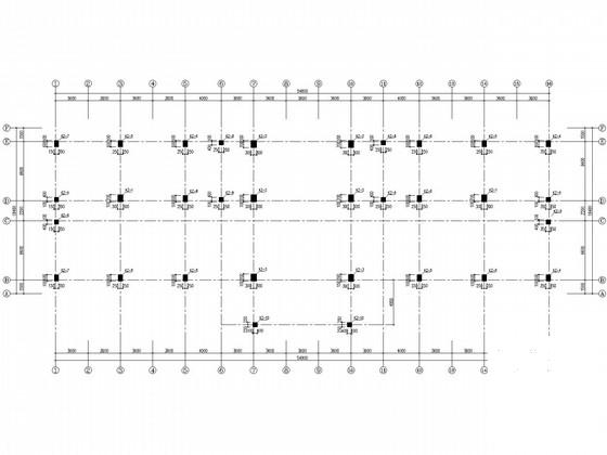 7度区框架教学楼结构设计CAD施工图纸 - 3