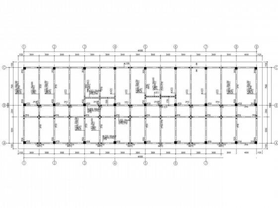 带阁楼坡屋面框架办公楼结构CAD施工图纸 - 3