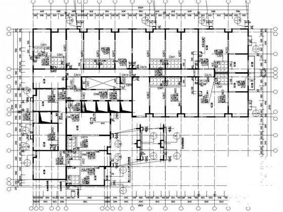 35层剪力墙超高层酒店式公寓结构CAD施工图纸（地下3层） - 2