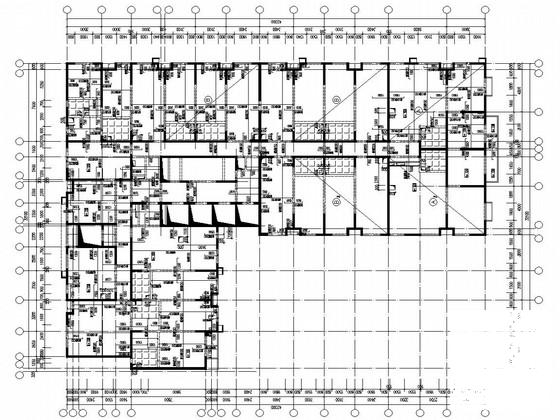 35层剪力墙超高层酒店式公寓结构CAD施工图纸（地下3层） - 3