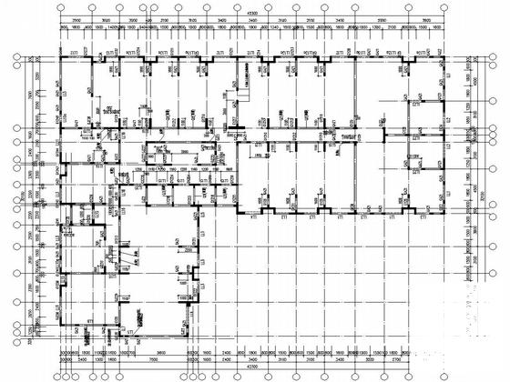 35层剪力墙超高层酒店式公寓结构CAD施工图纸（地下3层） - 4