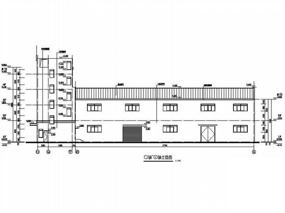 现代风格包装装潢印刷厂建筑施工CAD图纸(门窗大样) - 4