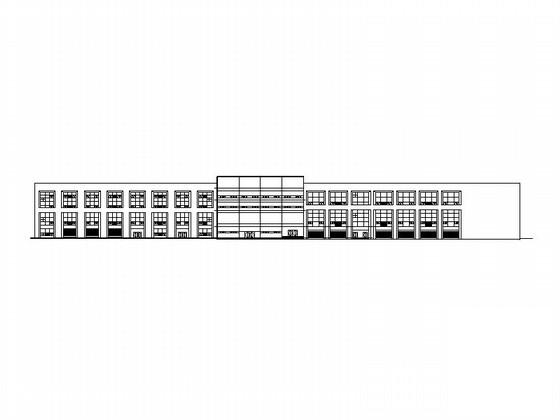 4层现代风格文化产业基地建筑施工CAD图纸（知名设计院）(门窗大样) - 1