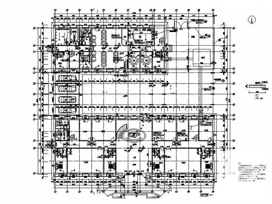 3层机械制造厂员工办公楼及宿舍楼建筑施工CAD图纸 - 3