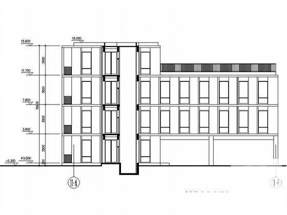 现代简洁多层工业园区建筑方案设计图纸（知名设计院附景观设计） - 2