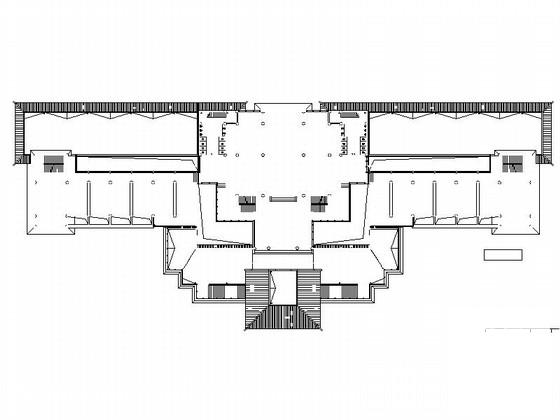 仿古3层单檐道学院设计CAD施工图纸 - 3