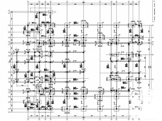 5层框架结构教学图纸书楼结构CAD施工图纸（桩基础） - 1