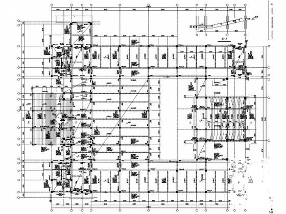 5层框架结构教学图纸书楼结构CAD施工图纸（桩基础） - 3