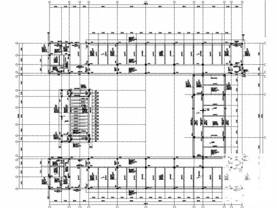 5层框架结构教学图纸书楼结构CAD施工图纸（桩基础） - 4