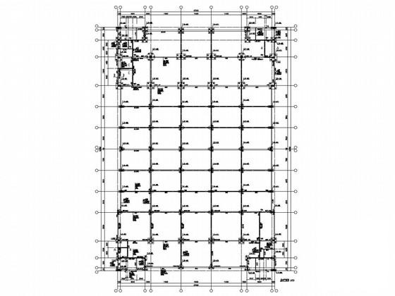 5层框架结构材料产业园结构CAD施工图纸（桩基础）(预应力混凝土管桩) - 1