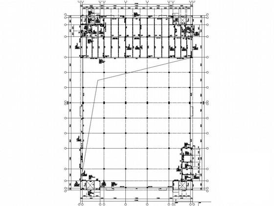5层框架结构材料产业园结构CAD施工图纸（桩基础）(预应力混凝土管桩) - 2