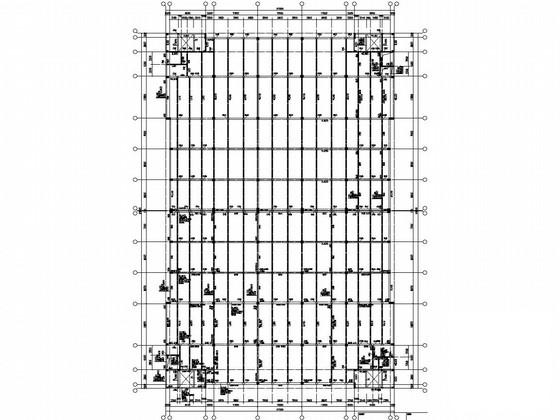 5层框架结构材料产业园结构CAD施工图纸（桩基础）(预应力混凝土管桩) - 3