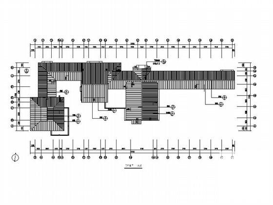 仿古售票处建筑施工CAD图纸（总）(卫生间详图) - 4