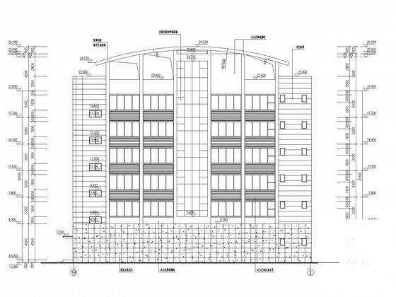 6层框架办公楼结构施工图纸（建筑施工CAD图纸）(柱下独立基础) - 1