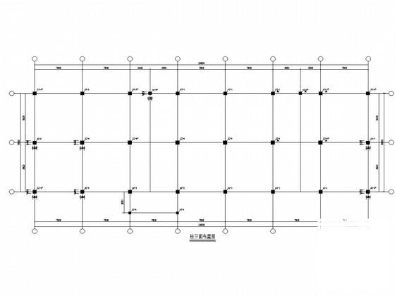 4层框架结构综合生产办公楼结构CAD施工图纸 - 2