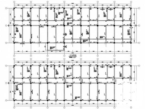4层框架结构综合生产办公楼结构CAD施工图纸 - 3